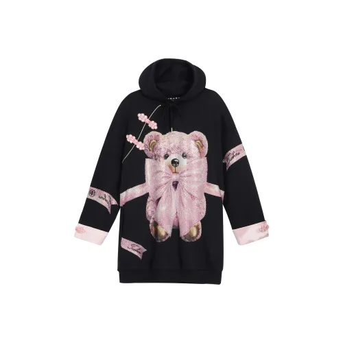 TCH Длинное платье с длинными рукавами женское черное