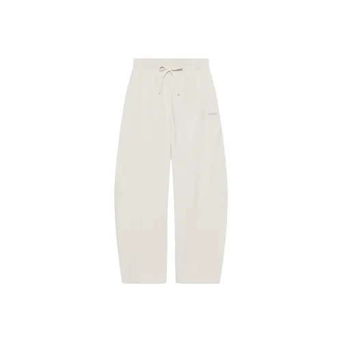 Aritzia Sweatfleece Cozy Флис Mega Horseshoe Sweatpant Вязаные Тренировочные брюки Женские Матовая жемчужина Матовая жемчужина