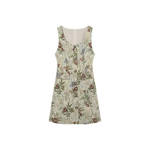 Pit Без рукавов Платье Женское Многоцветное