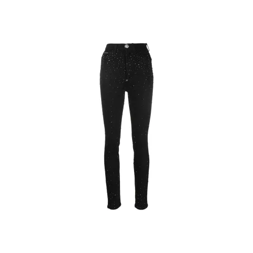PHILIPP PLEIN Черные Женские Джинсы
