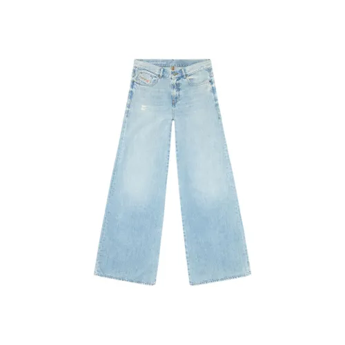 DIESEL Джинсы Женские Светло-Синий