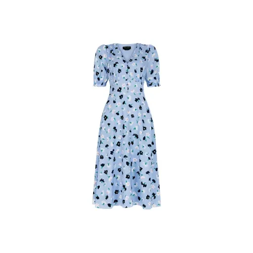 Kate Spade SS24 Короткое платье с короткими рукавами женское цвет Полярис