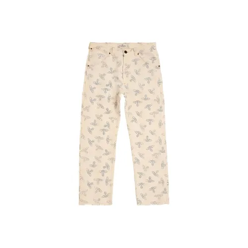 Vivienne Westwood Экрю Женские Джинсы