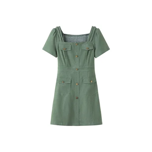 Frustration Garden Короткий рукав Платье Женское