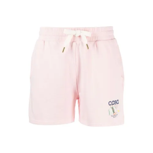 CASABLANCA SS24 Повседневные шорты Женские Светло-розовые