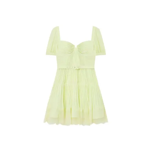 Self Портрет Короткий рукав Платье Женское Примула