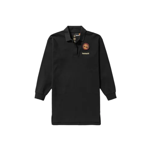 Timberland Длинный рукав Платье Женское Черное