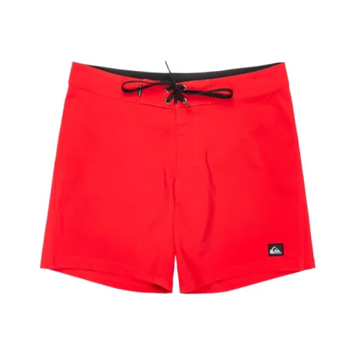 Quiksilver Red Мужские Пляжные Шорты