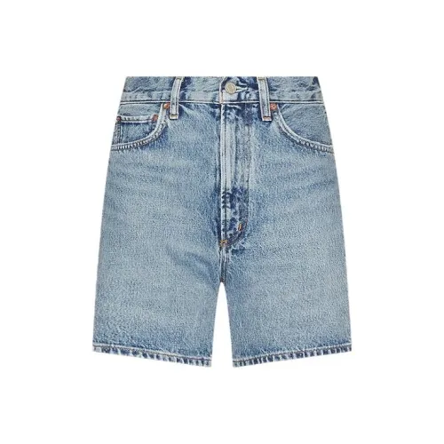 AGOLDE Повседневные шорты Женские Blue