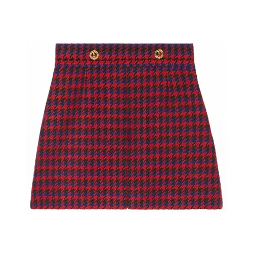 Gucci красная женская повседневная короткая юбка