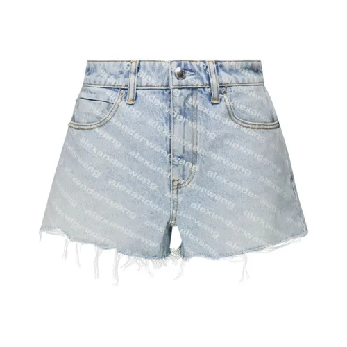 alexander wang Bite Синий Женские Джинсовые шорты