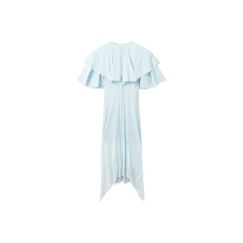 STELLA MCCARTNEY Blue Женские Короткие Платья с Рукавами