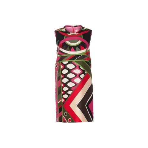 EMILIO PUCCI Без рукавов Платье Женское Многоцветное