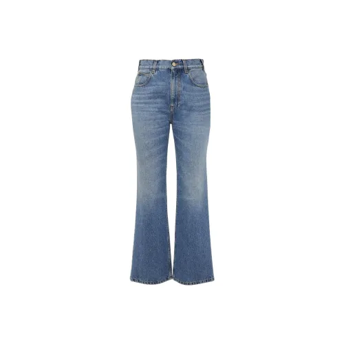 Chloe Cropped Bootcut Jeans Женские Blue
