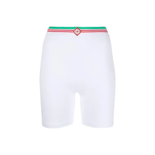 CASABLANCA FW23 Повседневные шорты Женские Белые