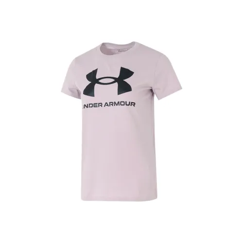 Under Armour T-Shirt Женская Светло-фиолетовая
