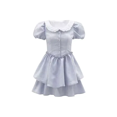 PLAY BUSH Короткий рукав Платье Женское