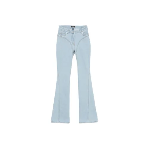 Mugler Джинсы Женские Светло-Синий
