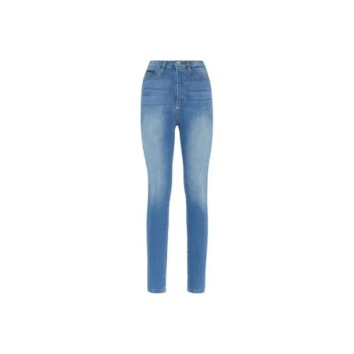 PHILIPP PLEIN Синие Женские Джинсы