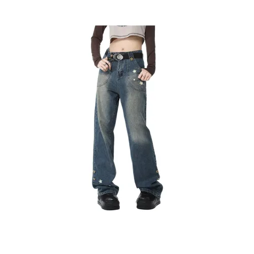 ASW ONLINE Синие Женские Джинсы