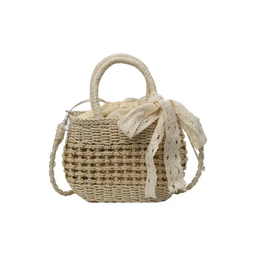 WXRX Сумка из соломенной плетени женская многоцветная