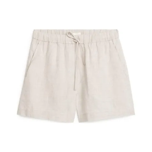 ARKET SS24 Повседневные шорты Женские Бежевые