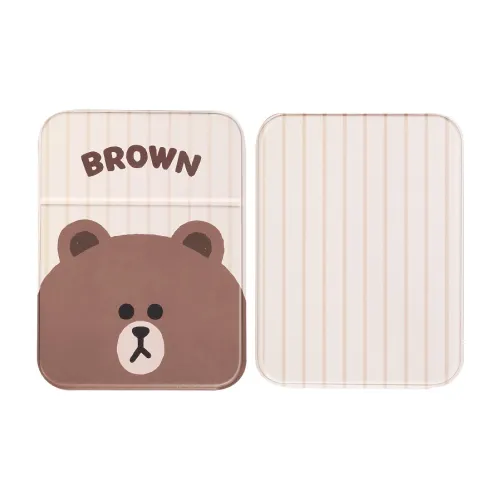 QILIN x LINE FRIENDS Brown Bear Портативный Настольный Стенд Складное Зеркальце