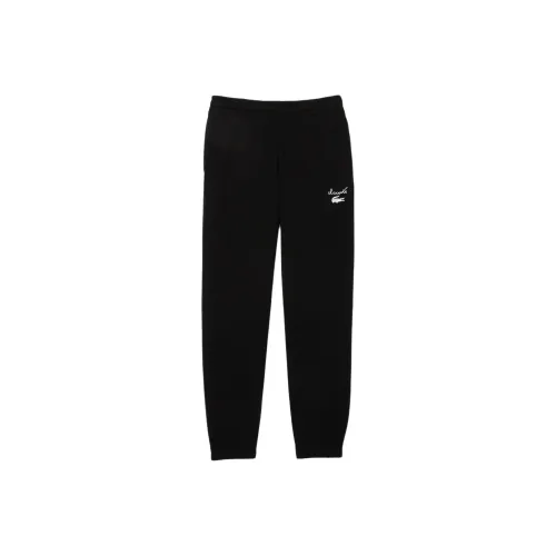 Lacoste Вязаные спортивные брюки женские черные