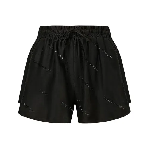 Шорты KARL LAGERFELD Повседневные Женские Черные