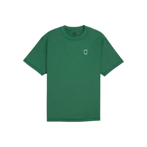 PUMA Pivot Зеленый Мужской T-Рубашка