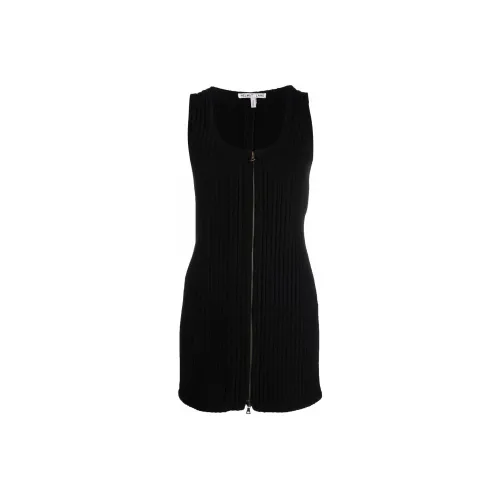 Helmut Lang Черные Женские Платья без рукавов