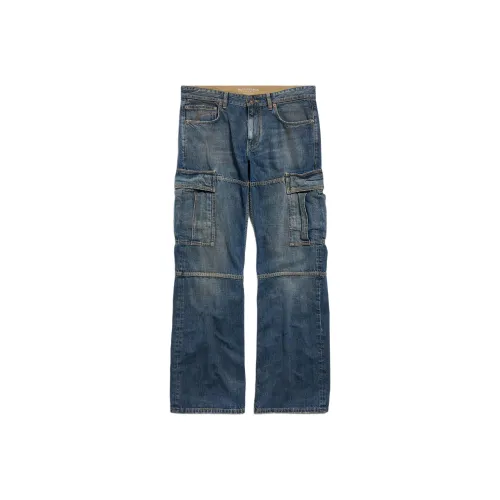 Balenciaga Джинсы Стандартный крой Женские Синие