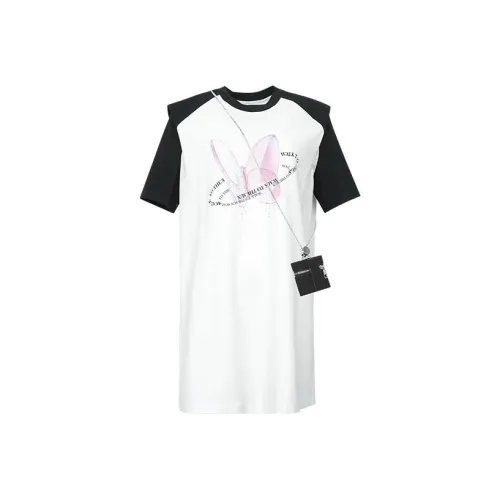 LOFT SHINE Многоцветные Женские Короткие Платья с Рукавами