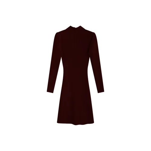 ETSE Длинное платье с длинными рукавами женское