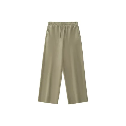 FILA FUSION Темно-умбровая хаки Женские вязаные тренировочные брюки