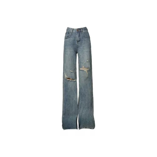 Enhanced Джинсы Женские Винтаж Синий