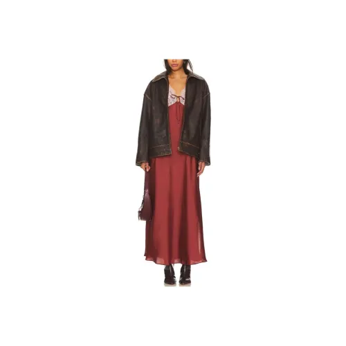 FREE PEOPLE Женские Слиплатья Красного Цвета