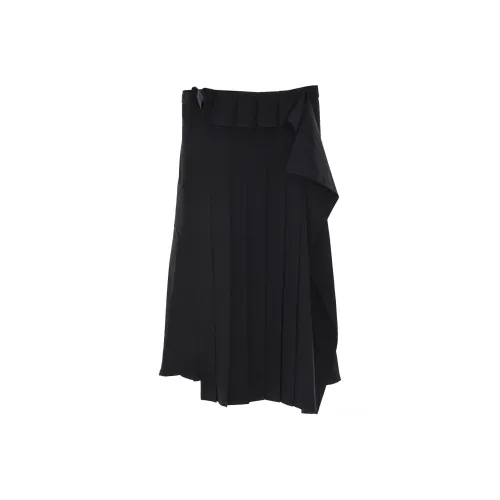 Yohji Yamamoto Черные Женские Повседневные Длинные Юбки