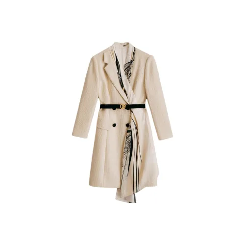 OBBLIGATO Длинное платье с длинными рукавами женское золотое