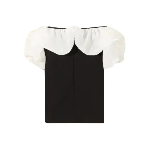 EIDOLON GRAIN Короткий рукав Платье Женское Черное