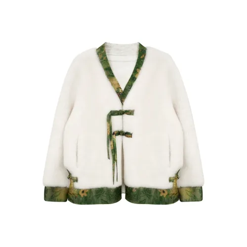 Kele Coco Экрю Женские меховые изделия