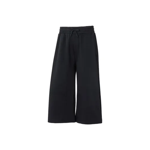 Under Armour Rival Fleece Crop Широкие брюки Вязаные Тренировочные брюки Женские Черный