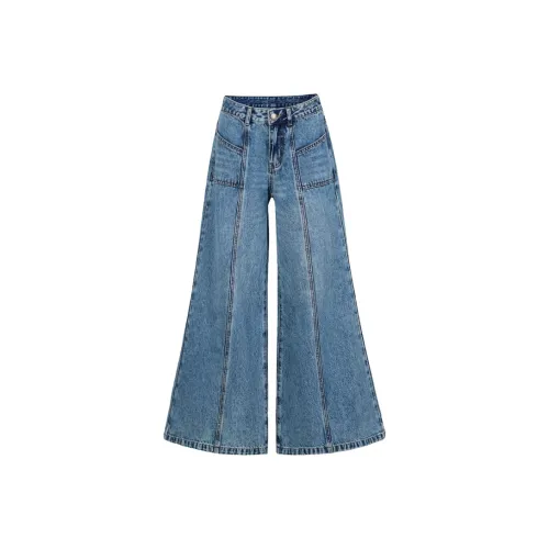 FHMY Джинсы Женские Snowflake Blue