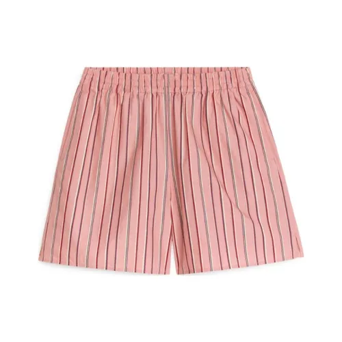 ARKET Повседневные шорты женские розовые красные