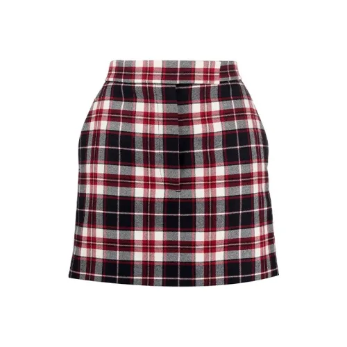 THOM BROWNE Красный Женские Повседневные Короткие Юбки