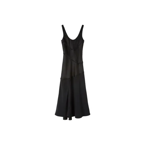 JIL SANDER Черные Женские Платья без рукавов