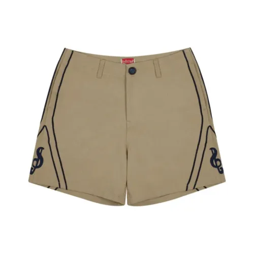 Safarispot 1 2 S CLEF Хлопок HALF Брюки Повседневные шорты Женские Бежевый Бежевый