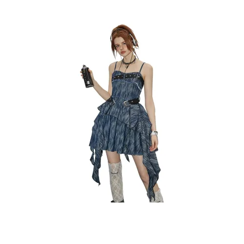 UNIFREE Темно-синий женский слиплатье