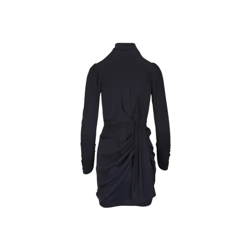 Zimmermann SS25 Длинное Платье с Длинными Рукавами Женское Черное