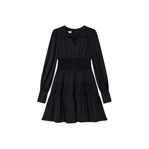 YINER GoodLand Black Женские Длинные Рукава Платья